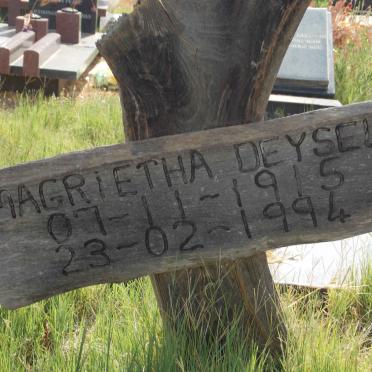 DEYSEL Magrietha 1915-1994