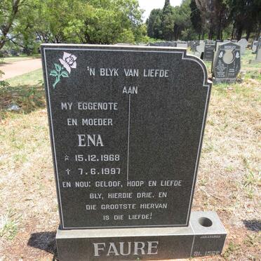 FAURE Ena 1968-1997