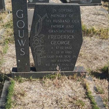 GOUWS Frederick George 1932-1985