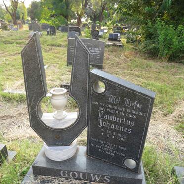 GOUWS Lambertus Johannes 1929-1986