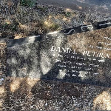 GRIESEL Daniel Petrus 1946-1986