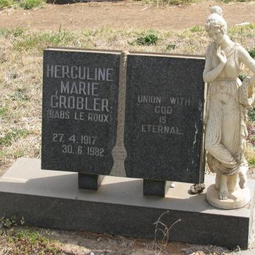 GROBLER Herculine Marie 1917-1982