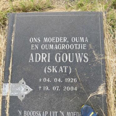 GOUWS Adri 1926-2004