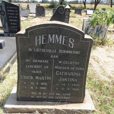 HEMMES Erick Martin 1905-1968 & Catharina Jantina 1908-1988