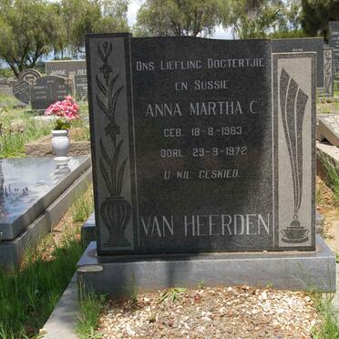 HEERDEN Anna Martha C., van 1963-1972