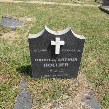 HOLLIER Harold Arthur 1963-2000 