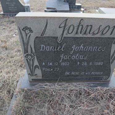 JOHNSON Daniel Johannes Jacobus 1902-1980