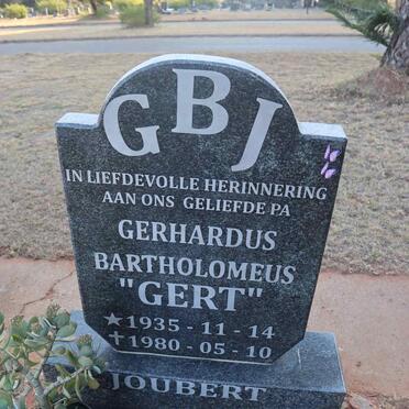 JOUBERT Gerhardus Bartholomeus 1935-1980