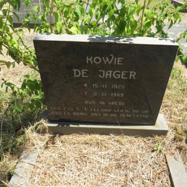 JAGER Kowie, de 1928-1969