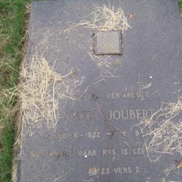 JOUBERT Fred 1922-1969