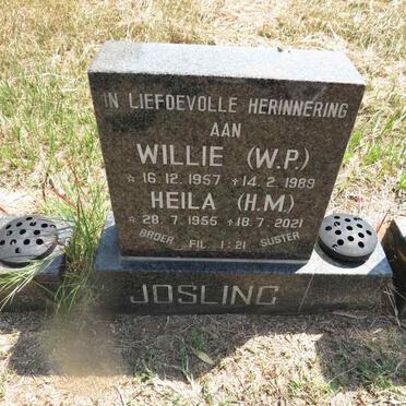 JOSLING H.M. 1955-2021 :: JOSLING W.P. 1957-1989