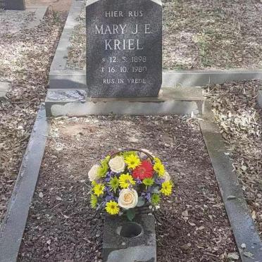 KRIEL Mary J.E. 1898-1980