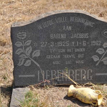 LIEBENBERG Barend Jacobus 1925-1962