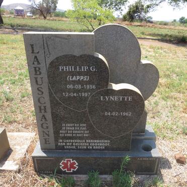 LABUSCHAGNE Phillip G. 1956-1997 & Lynette 1962-