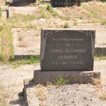 LIEBENBERG George Alexander 1891-1965