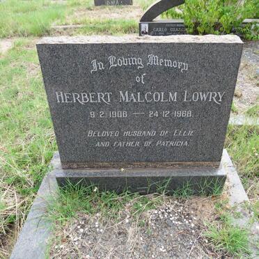 LOWRY Herbert Malcolm 1906-1968