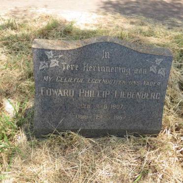 LIEBENBERG Edward Phillip 1907-1967