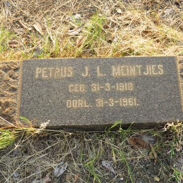 MEINTJIES Petrus J.L. 1918-1961