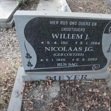 MEYER Willem J. 1911-1984 & Nicolaas J.G. COETZEE 1920-2003