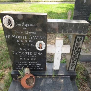 MONTE Savino, di 1914-1963 & Gina 1917-1995