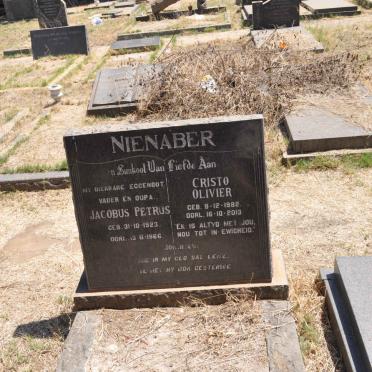 NIENABER Jacobus Petrus 1923-1966 :: OLIVIER Cristo 1982-2013