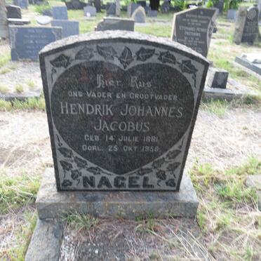 NAGEL Hendrik Johannes Jacobus 1881-1958