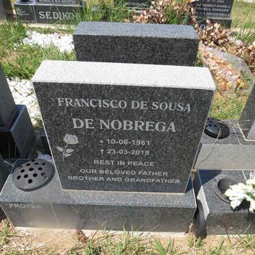 NOBREGA Francisco de Sousa, de 1961-2019