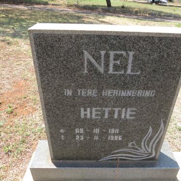 NEL Hettie 1911-1996