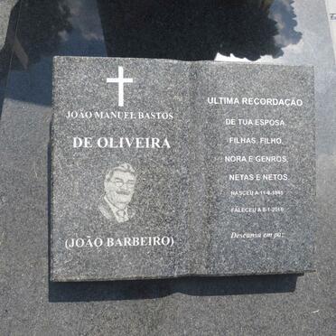 OLIVEIRA Joao Manuel Bastos, de 1945-2016