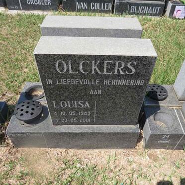 OLCKERS Louisa 1949-2001