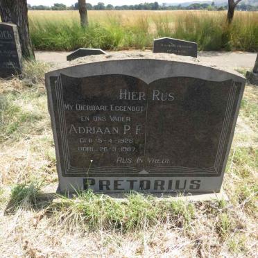PRETORIUS Adriaan P.F. 1926-1987