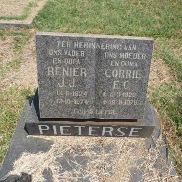 PIETERSE Renier J.J. 1924-1974 & Corrie E.C. 1920-1979