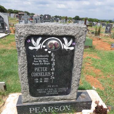 PEARSON Pieter Cornelius 1955-2021