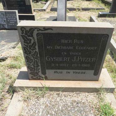 PITZER Gysbert J. 1937-1969