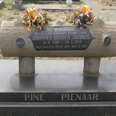 PIENAAR Johannes Burger Jacobus 1939-1972