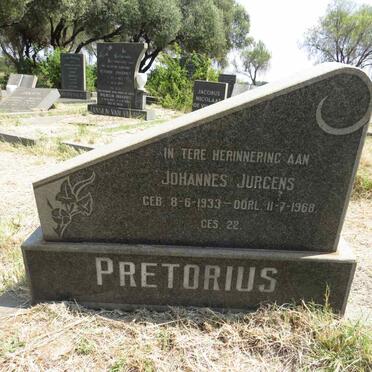 PRETORIUS Johannes Jurgens 1933-1968