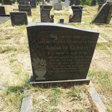 PIEKAAR Abraham Geraerd 1949-1970