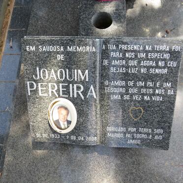PEREIRA Joaquim 1933-2008