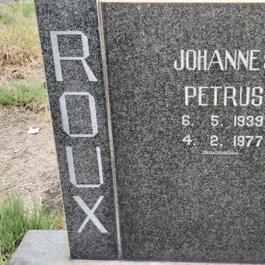 ROUX Johannes Petrus 1939-1977