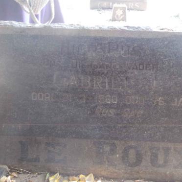 ROUX Gabriel Johannes, le 1884-1960