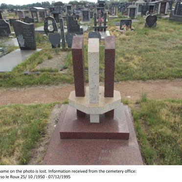 ROUX Alfonso, le 1950-1995