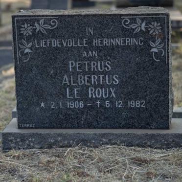 ROUX Petrus Albertus, le 1906-1982