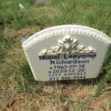 RICHARDSON Mabel Leeyome 1967-2020
