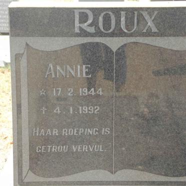 ROUX Annie 1944-1992