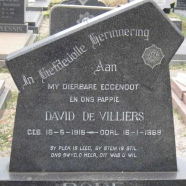 RODE David de Villiers 1916-1969