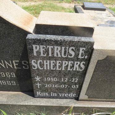 SCHEEPERS Petrus E. 1950-2016