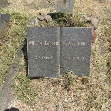 SNYMAN Willem Jacobus 1914-1971