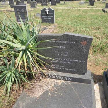 SNYMAN Rita 1918-1996