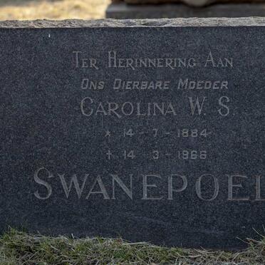 SWANEPOEL Carolina W.S. 1884-1966
