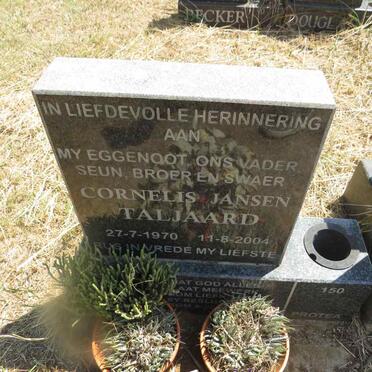 TALJAARD Cornelis Jansen 1970-2004